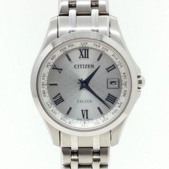 CITIZEN Exceed EC1120-59B Women’s Solar Radio-Controlled Titanium Watch