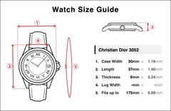 [Near MINT] Vintage Christian Dior 3052 30mm Roman Gold Dial Quartz Men’s Watch