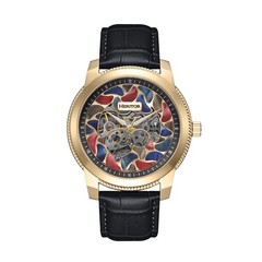 Emmanuel Semi Skeleton Custom Dial Black/Gold | MULTICOLOR Dial Wristwatch HERHS