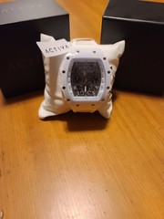 Activa Fury X Invicta Men’s Watch Skeleton Dial- 44.3mm, White Case, Black Dial,