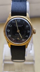 VINTAGE KIENZLE MARKANT ANTIMAGNETIC GERMAN MEN’S WRIST Watch Black Dial
