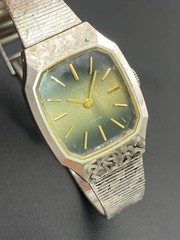 CITIZEN Special Ladies Green Ombre Gold Index