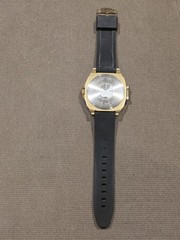 Stauer Mens Titan Diver Watch Bronze Finish Black Rubber Straps Water Resistant
