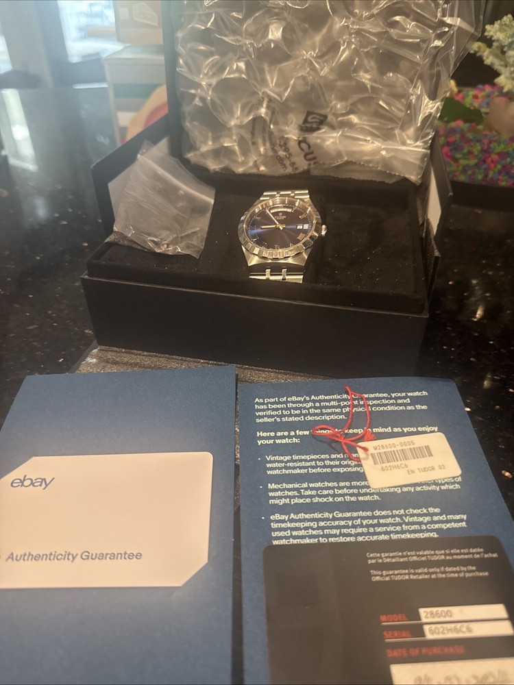 TUDOR Royal 28600 Blue Dial Complete Set 2024 41mm