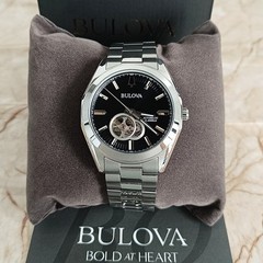 Bulova Surveyor Black Dial Men’s Classic Automatic Chronograph Watch 42mm 96A270