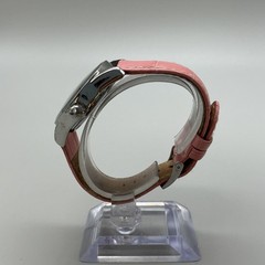 Pastorelli Womens Watch 34mm White MOP Dial Pink Leather Date New Battery