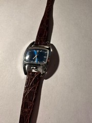 Rare Vintage 60’s Waters Watch Pristine Condition Beautiful Leather Strap