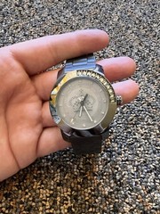 Juicy Couture Women’s Analog Quartz Wristwatch Gray Silicone Strap Silver Case