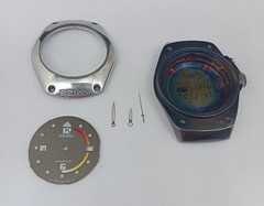 Seiko Arctura Kinetic 3M22-0D30 Case Dial & Hands Men’s Watch Parts