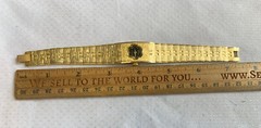 Vtg Quemex Automatic Mens Wrist Watch 6.5″ Band Fold Over Clasp Timepiece *RUNS*