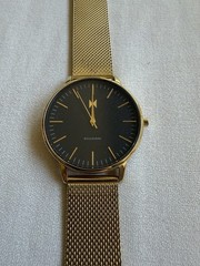 MVMT Boulevard Watch Gold With Black Face