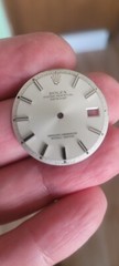 Rolex 100% genuine Silver Sigma non quick set 1601 dial with large hour markers