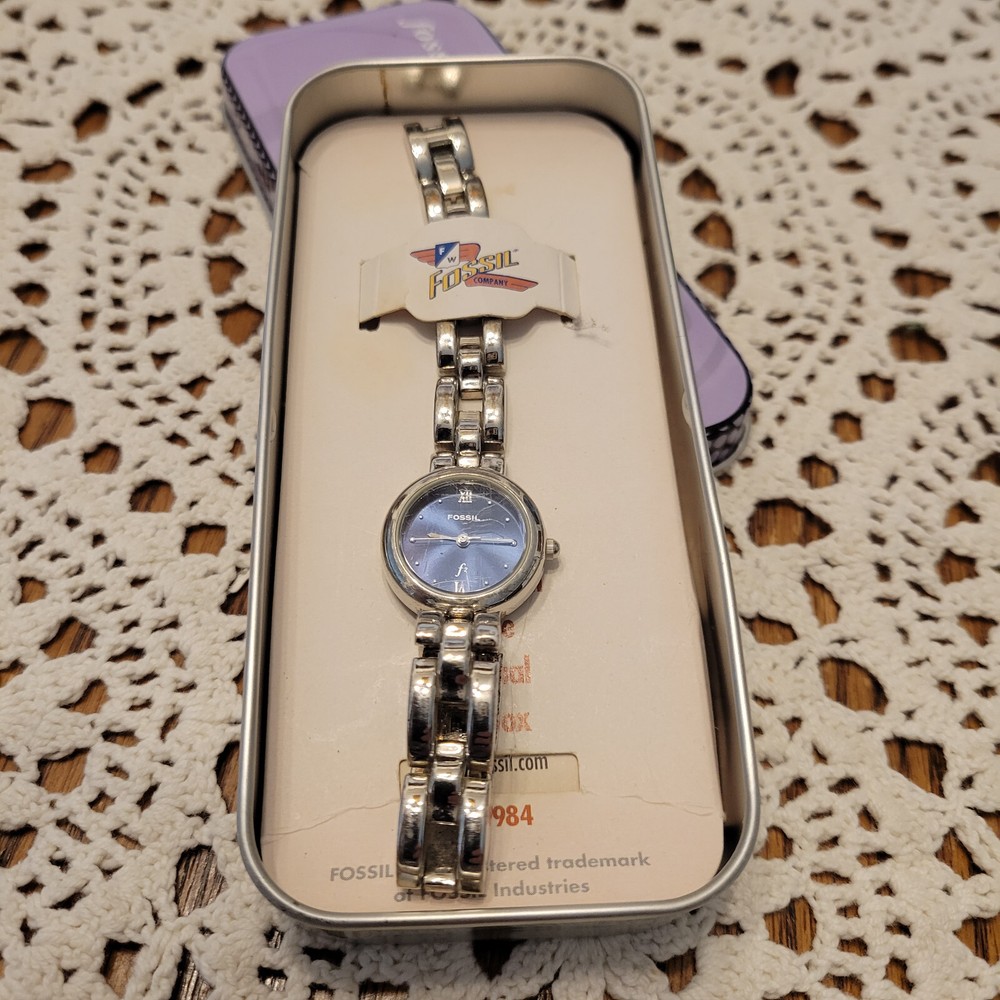 Fossil Watch Ladies Midnight Blue Dial