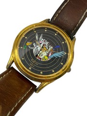 Vintage Looney Tunes Cast Tweety Bugs Duffy Armitron Watch New Battery