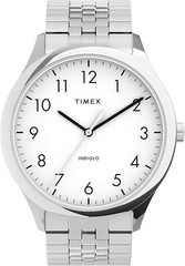 Timex TW2U39900 PRE-OWNED Men’s Watch Quartz Movement Stainless Steel Band