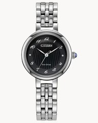 Citizen L Classic Eco-Drive Black Dial Ladies Watch EM0990-81E