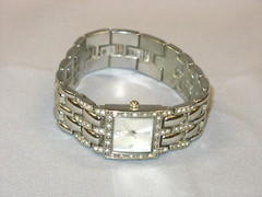 FMD Ladies Silver Tone Watch FMDCT303 New Battery