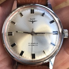 Vintage Armbanduhr “GdE” – Handaufzug