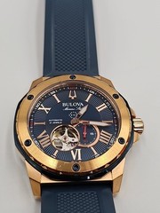 Bulova Marine Star Automatic Blue Dial Men’s Watch 98A227