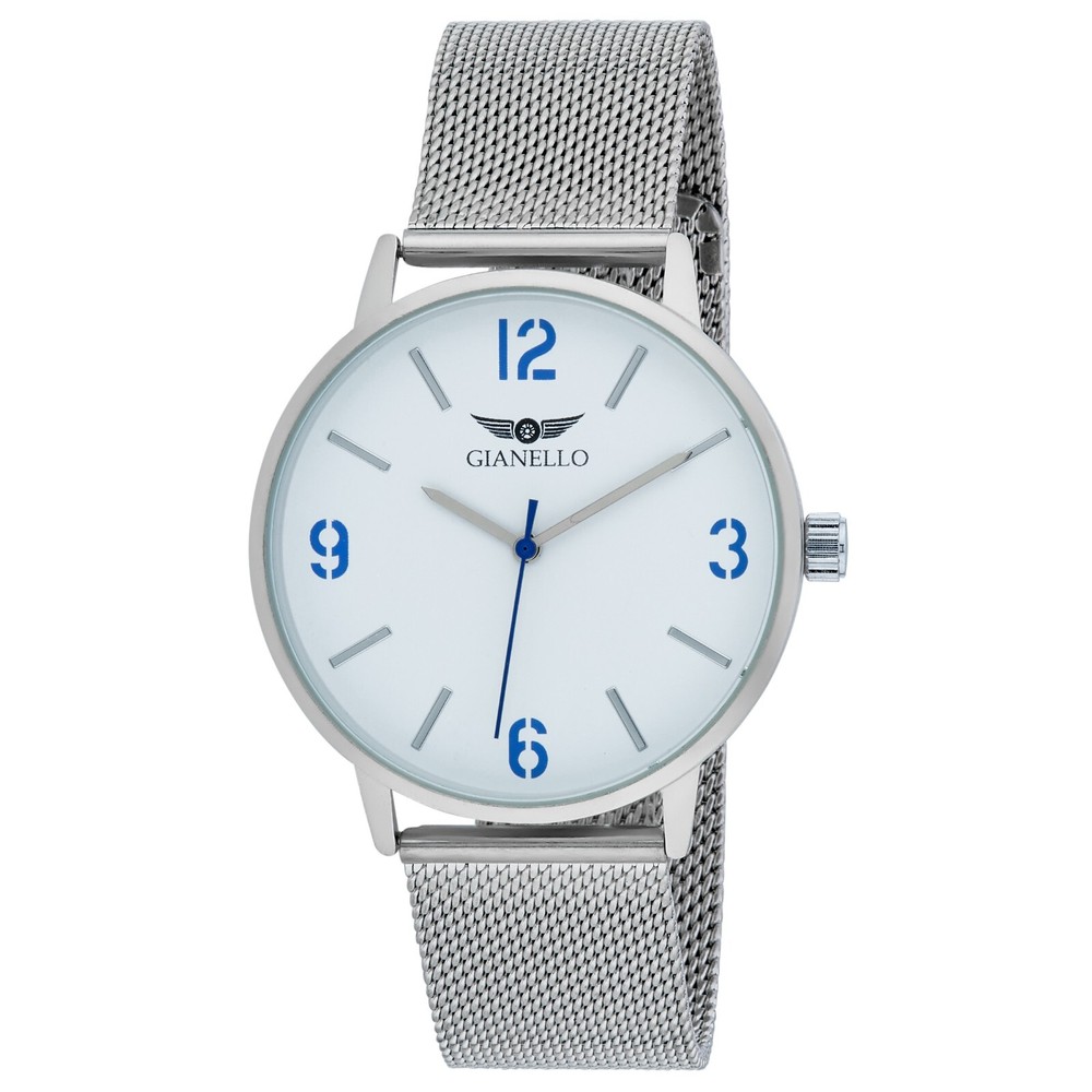 Gianello Men’s Londa Mesh Bracelet Watch – 3 Colors Available