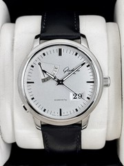 2011 Glashütte Original Senator 40mm 100-01-13-02-04 Stainless Steel Silver Dial