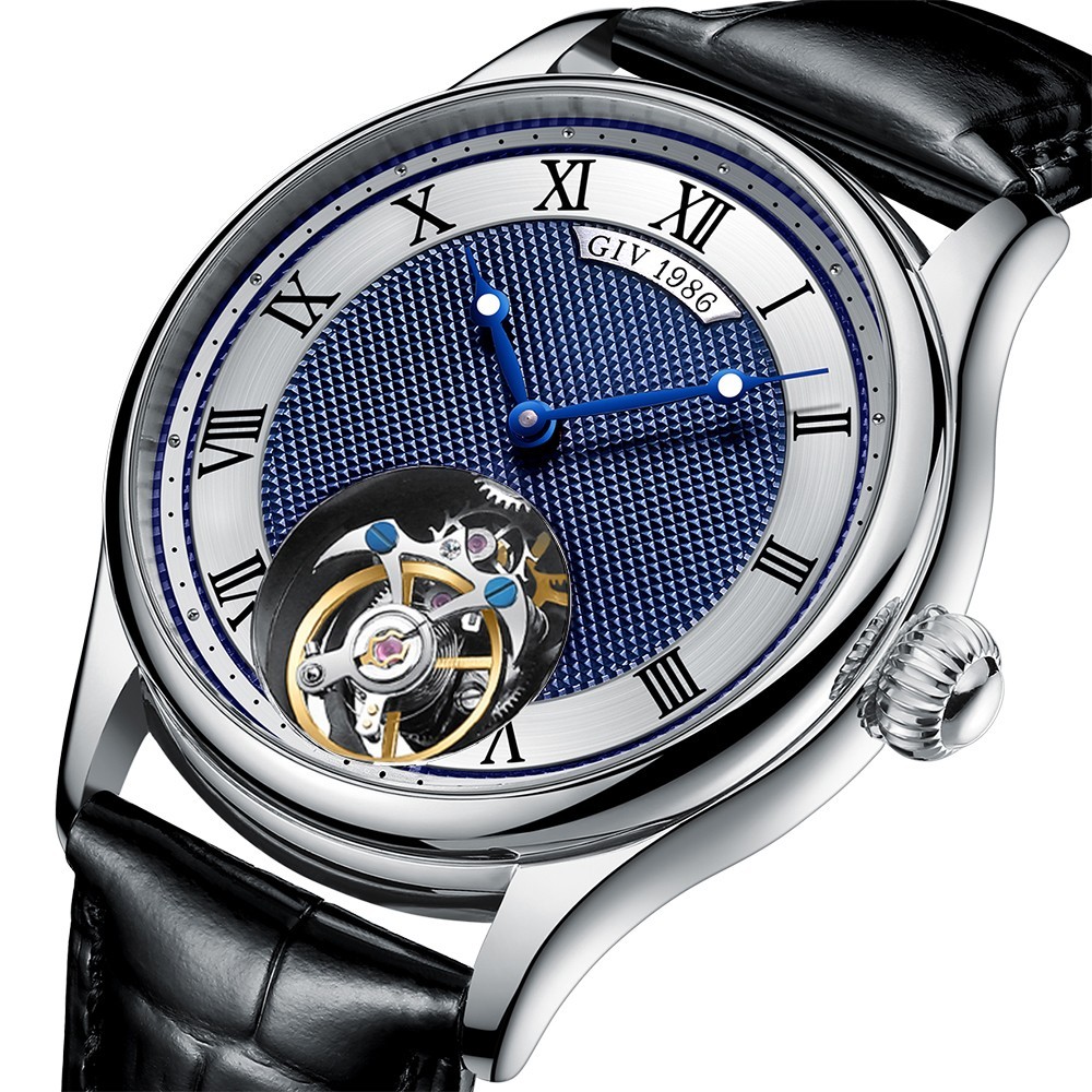 Aesop GIV Flying Tourbillon Mechanical Watch Mens Business Sapphire Watches T09