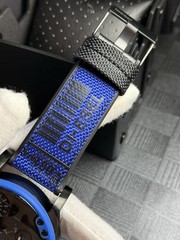 DIESEL MEN’S WATCH MR. DADDY 2.0 CRONOGRAPH BLUE NYLON AND SILICONE DZ7434