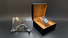 [US] New Custom 39mm Seitona “Platona” Panda Blue Mod Watch VK63 Chronograph