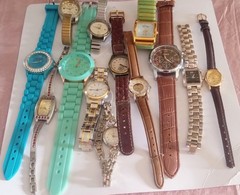Lot Of 13 Assorted Brand Watches In Various Condition Not Running