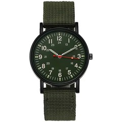 Military Watch Army Durable Water Proof Luminous 24Hours Dial Nylon Strap USA