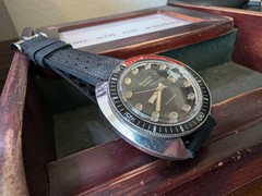 Vintage 1970 Bulova Snorkel Automatic 666 Ft Devil Diver Coke Bezel – RUNNING