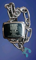 Silver Tone High School Musical Watch Bracelet With Music Note Charm RARE!! New