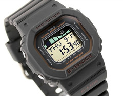 Casio G-Shock G-Lide GLX-S5600-1DR Black Tide Moon Digital Watch New