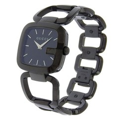GUCCI 125.4 G collection Watches blackDial Stainless Steel Quartz Analog d…