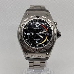 Used Working Seiko Men’s Wristwatch 1997 Model Arctura Kinetic