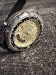 Vintage Casio AD-520 (388) “Smiley” 42mm Champagne Dial (#0106)