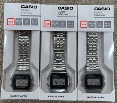 Casio A159WA-N1JH Made in Japan Vintage Digital Watch NEW Box Retro Alarm Chrono