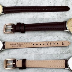 Seiko Credor 1271-0010 Brown 18K Gold Quartz Watch Japan Vintage 07493