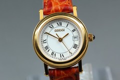 [MINT] GUCCI 7200L 26mm White Roman Dial Quartz Women’s Watch From JAPAN