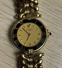 Ladies Vintage Cyma 1862 Le Locle Quartz Dress Watch Swiss Made
