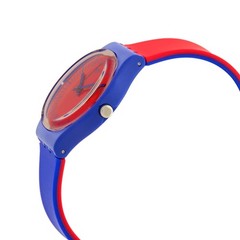 Swatch Blue Loop Quartz Red Dial Unisex Watch GS148