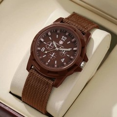 MILITARY Mens Outdoor Sport Army Quartz Analog Wrist Watch Nylon Band