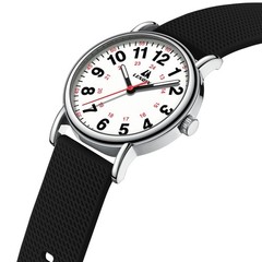 Nurse Watch Waterproof 12/24 Hour Second Hand Colorful Silicone Band Easy Read