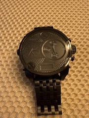 Diesel Only The Brave Quartz Chronograph Men’s Watch 57mm 30m Black Dial