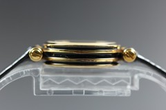 [Near MINT] Gucci 2000L 22mm Black Dial Gold Women’s Quartz Watch From JAPAN