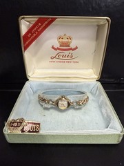 Vintage Louis Fifth Avenue Women’s 25 Jewel Swiss Watch In Original Box – Runs