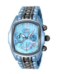 Invicta – LUPAH 🧊 Ice BLUE / Gunmetal Dragon – Blue Mother-of-Pearl mens watch