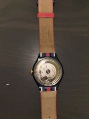 1994 Swatch Automatic watch swiss 23 Jewel JEWEL Time & Stripes SAN105 New