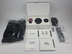 Suunto T4C Watch Men 40mm Black Red Digital 30M Backlight GPS Pack
