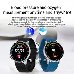 Bluetooth Smart Watch Fitness Tracker Pedometer Sleep Monitor Men‘s Watches-*